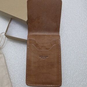Ashland Tan Leather Card Holder